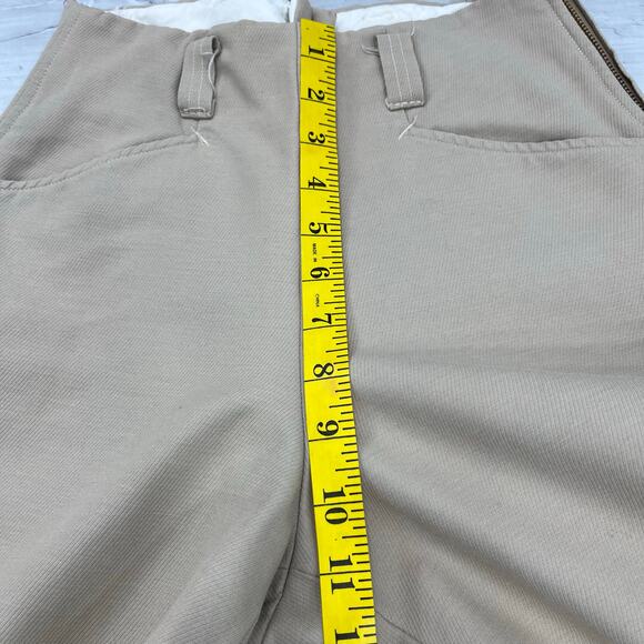Vintage Unisex Tan Horse Equestrian Riding Trouser Pants Stretch Pockets 25 R - Picture 10 of 11